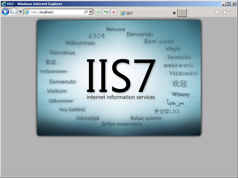 IIS-Standardwebseite